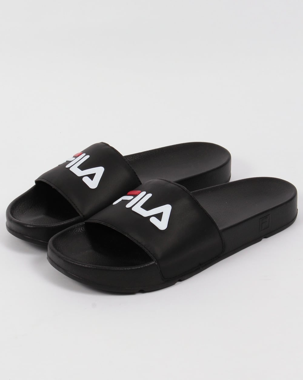 Fila Heritage Drifter Pool Sliders Black