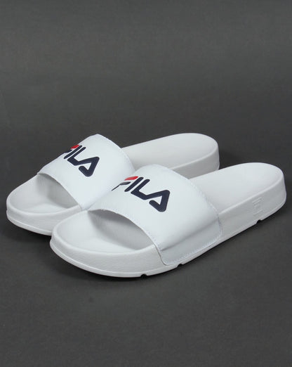 Fila Vintage Drifter Pool Sliders White