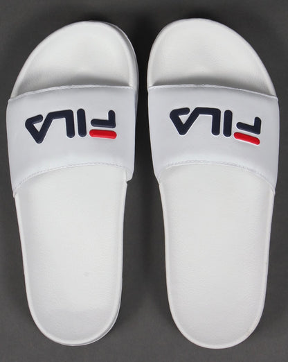 Fila Vintage Drifter Pool Sliders White