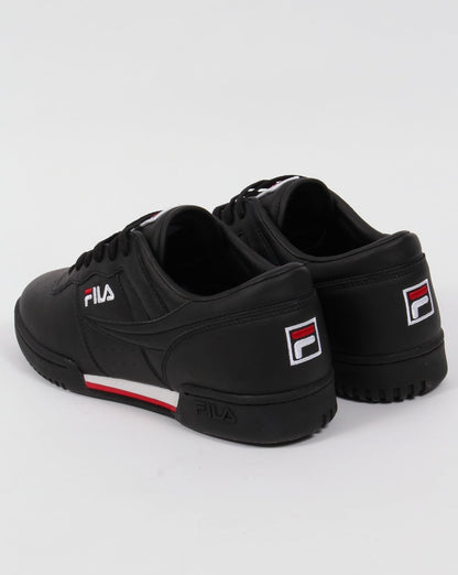 Fila Vintage Original Fitness Trainers Black/White/Red