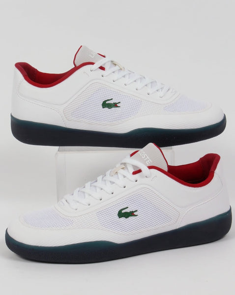 Lacoste Tramline Oly Trainers White/Navy