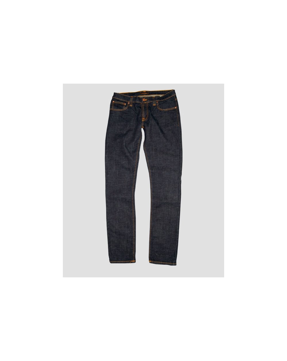 Nudie Jeans Tight Long John Organic Twill Rinsed Navy