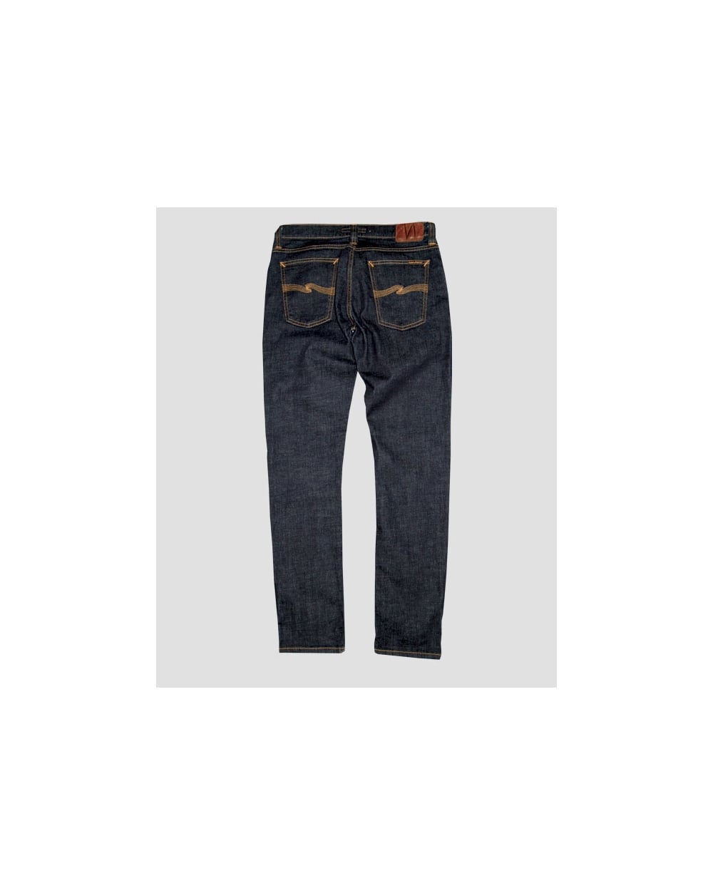 Nudie Jeans Tight Long John Organic Twill Rinsed Navy