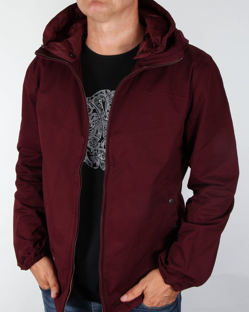 Pretty Green Sevenoaks Jacket Burgundy