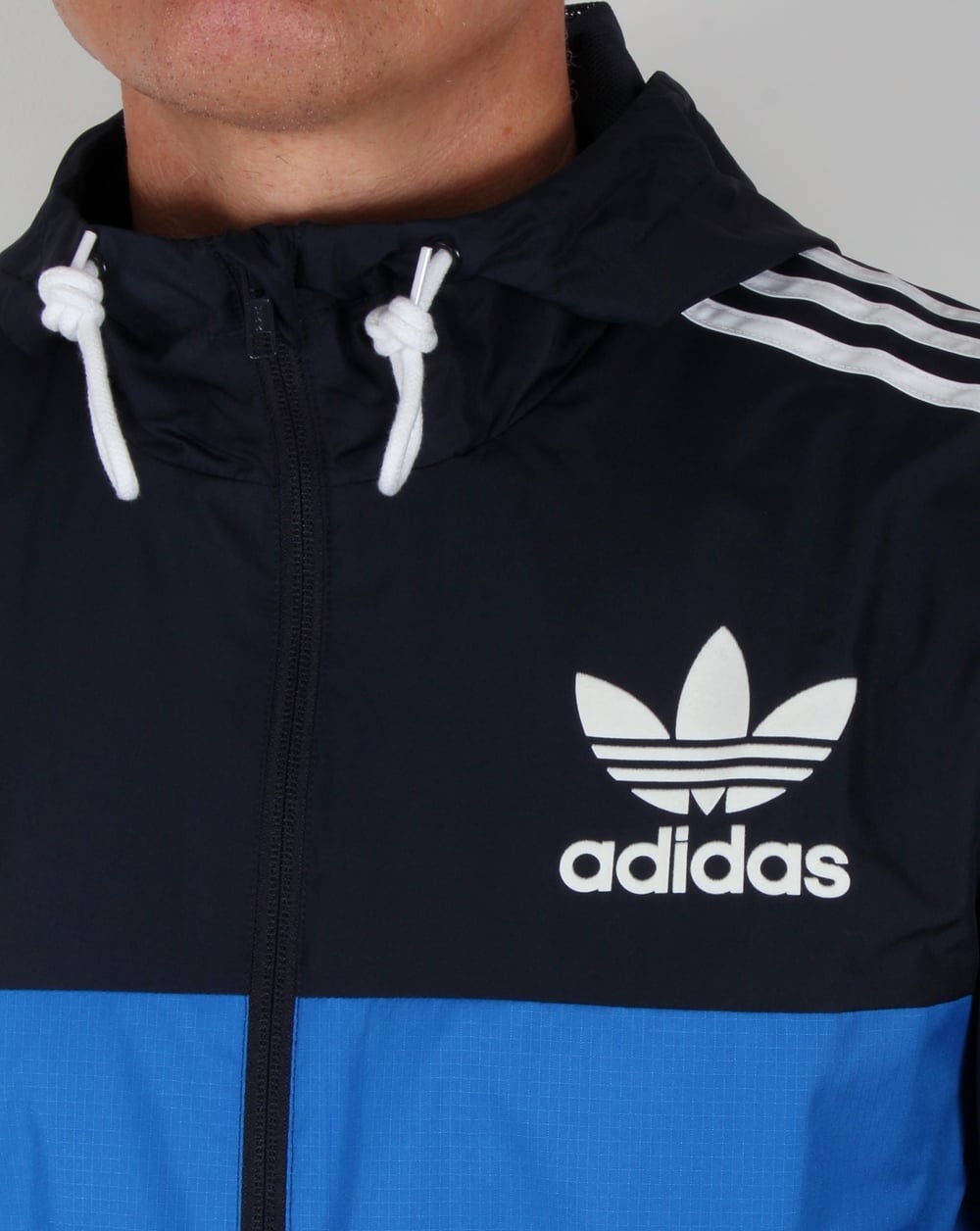 Adidas Originals California Windbreaker Navy/Bluebird