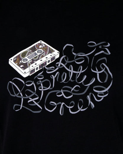 Pretty Green Cassette T-shirt Black