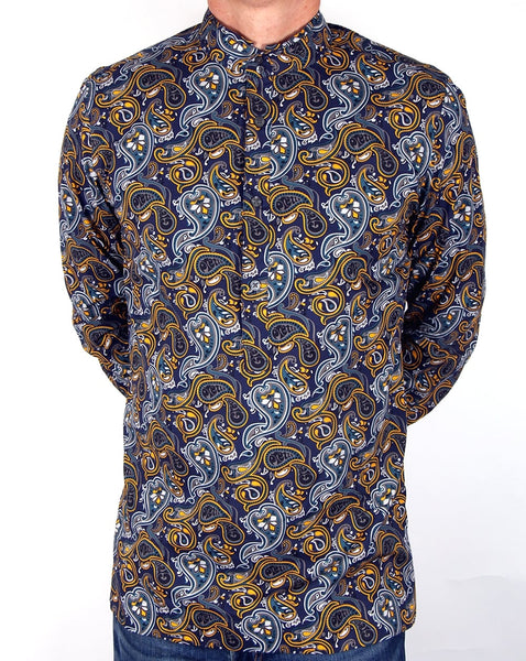 Pretty Green Stretford Kaftan Navy