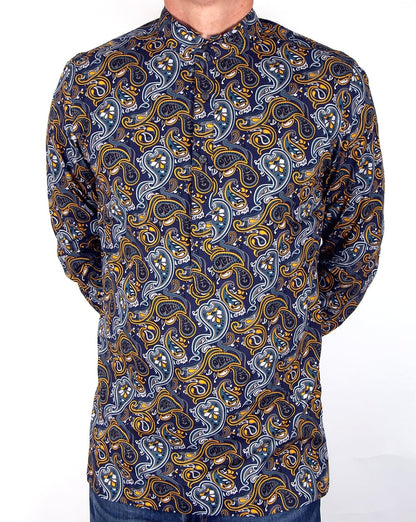 Pretty Green Stretford Kaftan Navy