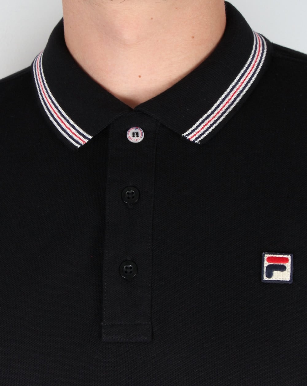 Fila Vintage Matcho 3 Polo Shirt Black