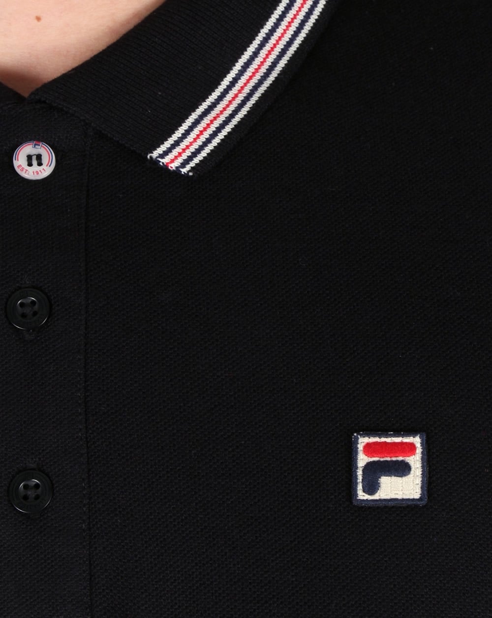 Fila Vintage Matcho 3 Polo Shirt Black