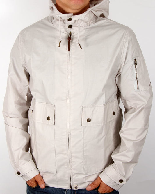 Pretty Green Pretty Green Wren Jacket Light Grey