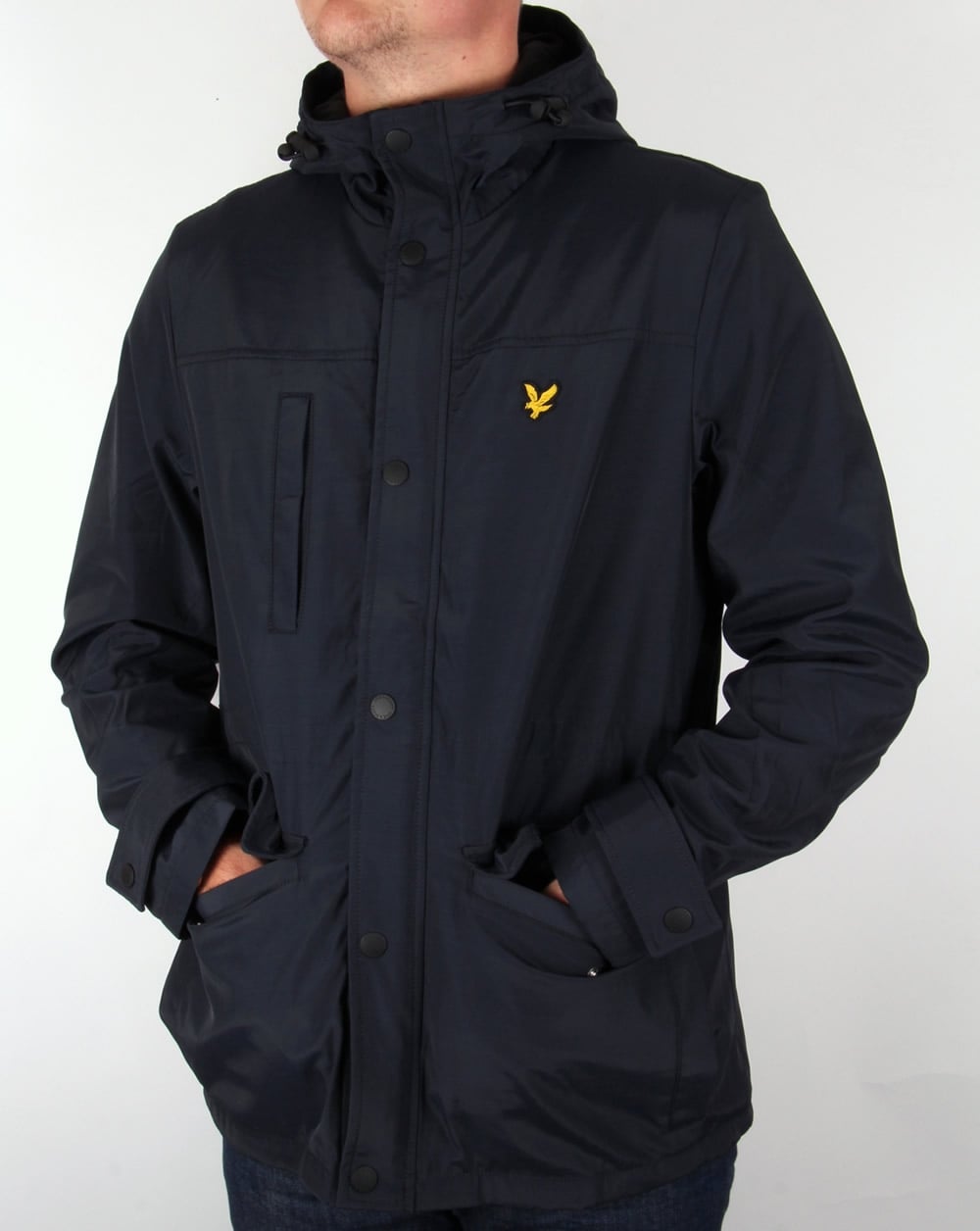 Lyle And Scott Microfleece Lined Jacket Navy