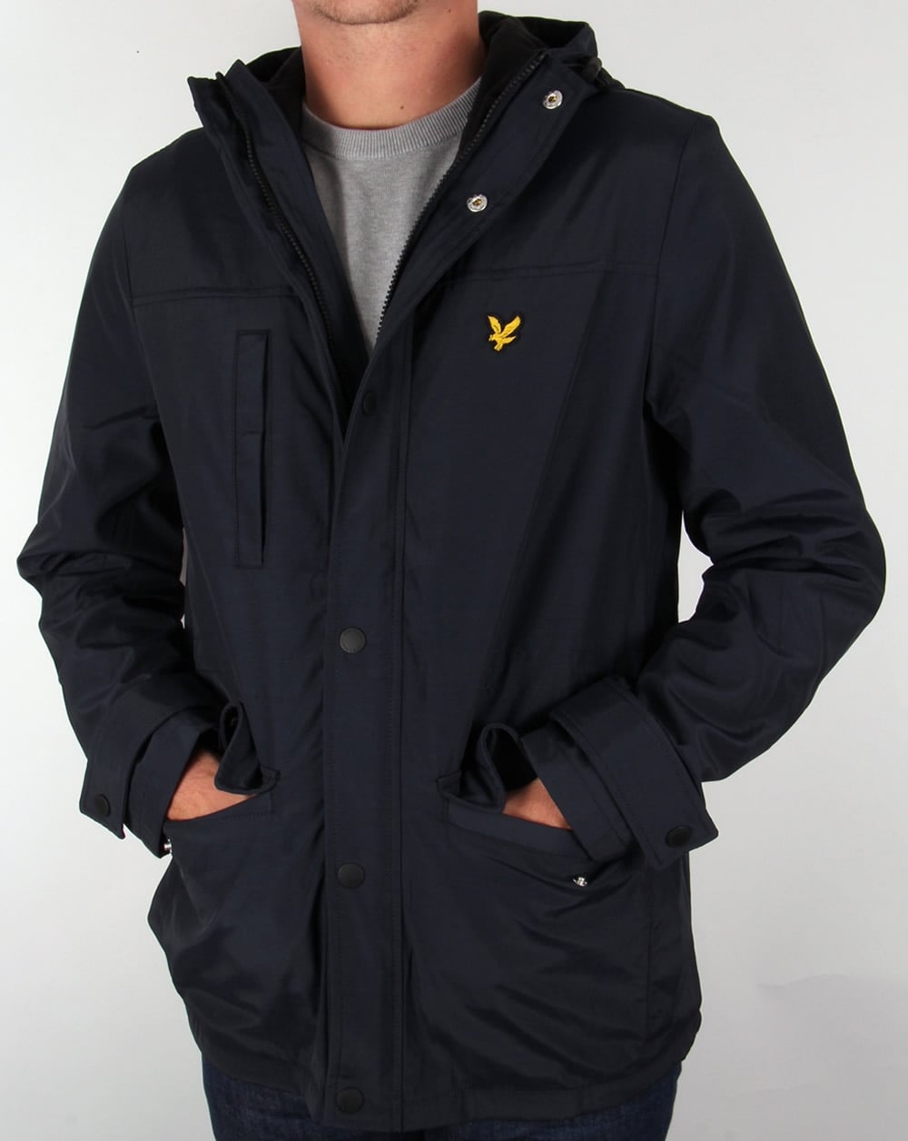 Lyle And Scott Microfleece Lined Jacket Navy
