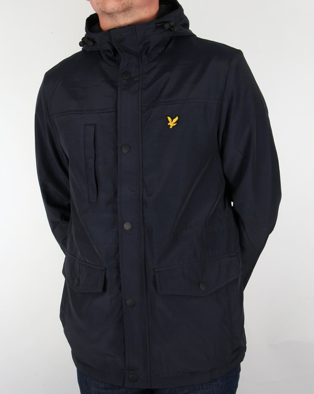 Lyle And Scott Microfleece Lined Jacket Navy