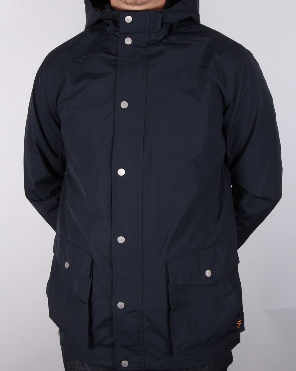 Farah Atwood Parka True Navy