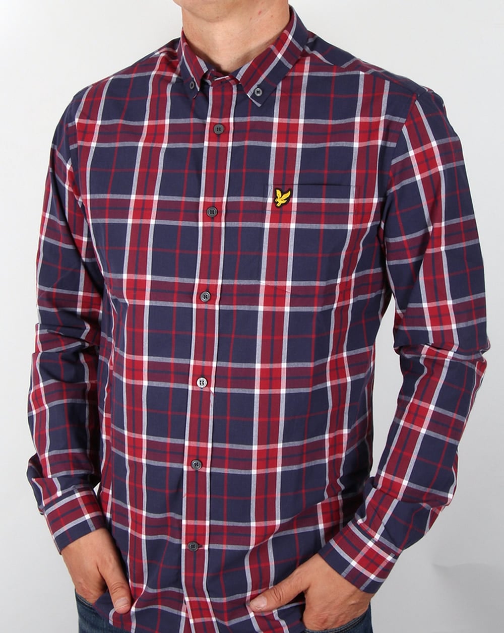 Lyle And Scott Check Shirt Ruby