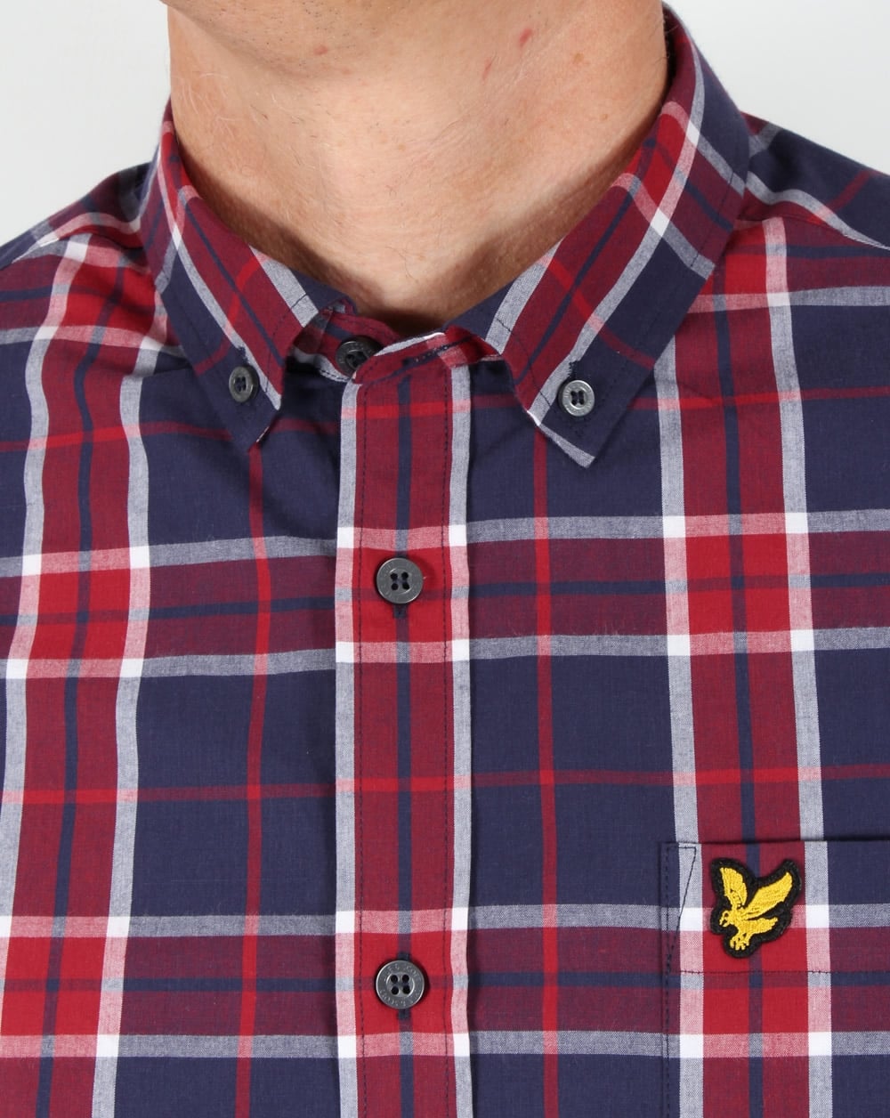 Lyle And Scott Check Shirt Ruby