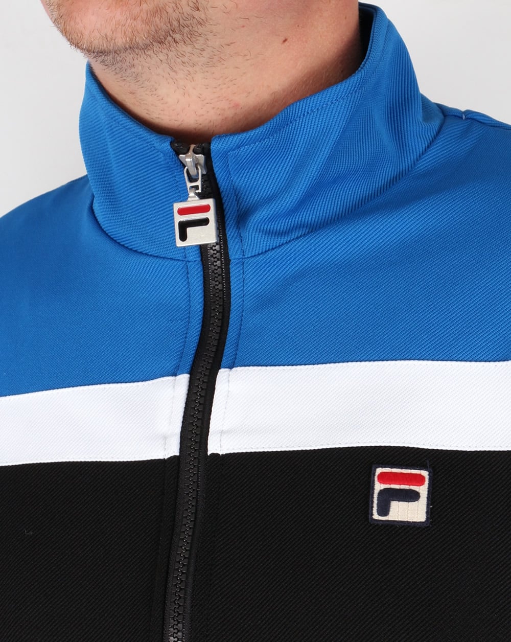 Fila Vintage Vilas Track Jacket Black/Royal