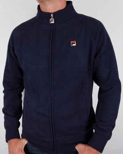 Fila Vintage Funnel Sweat Track top Navy
