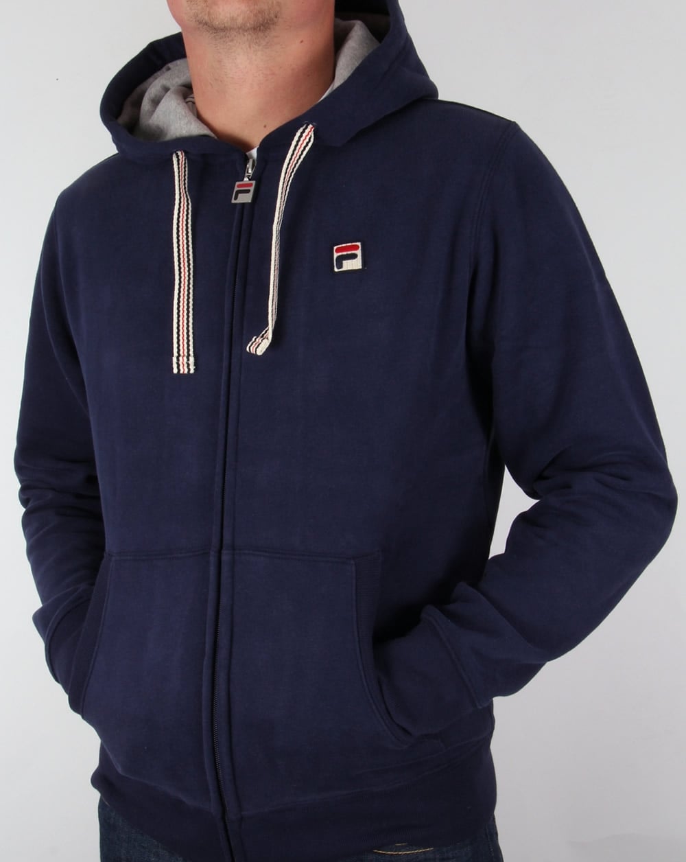 Fila Vintage Hoodie Navy