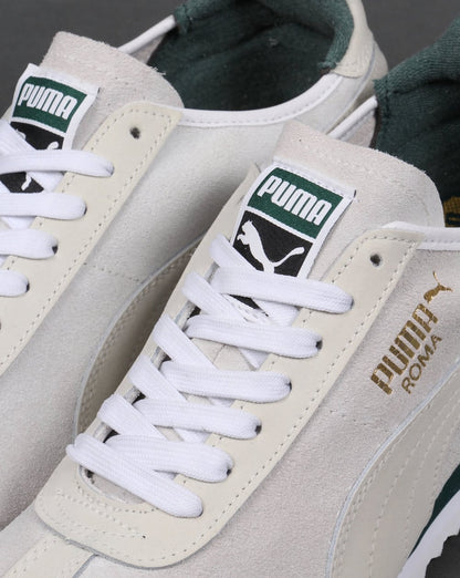 Puma Roma OG Leather Trainers White/Green