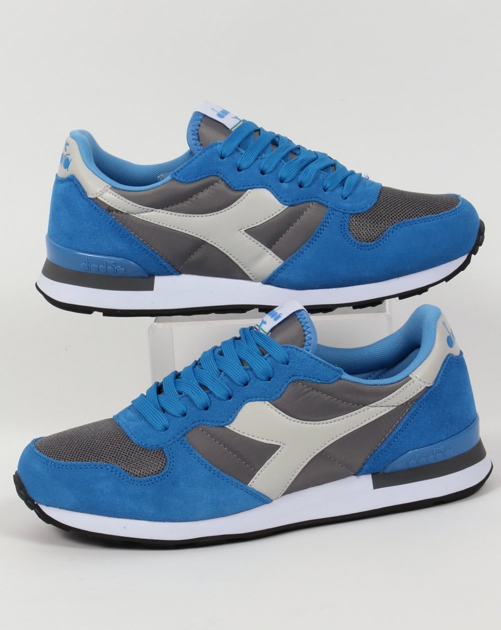 Diadora Camaro Trainers Azure Sky Blue/Grey