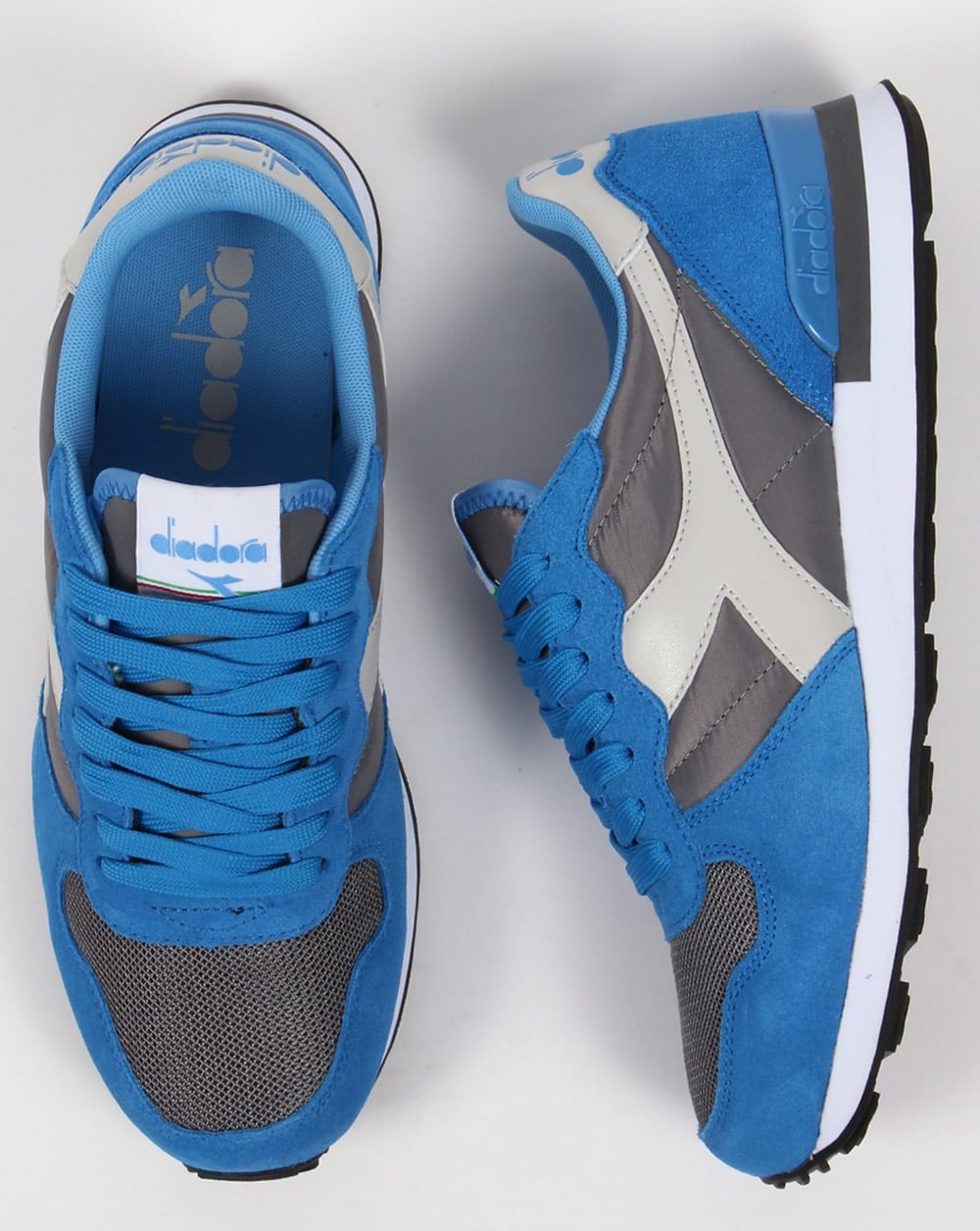 Diadora Camaro Trainers Azure Sky Blue/Grey