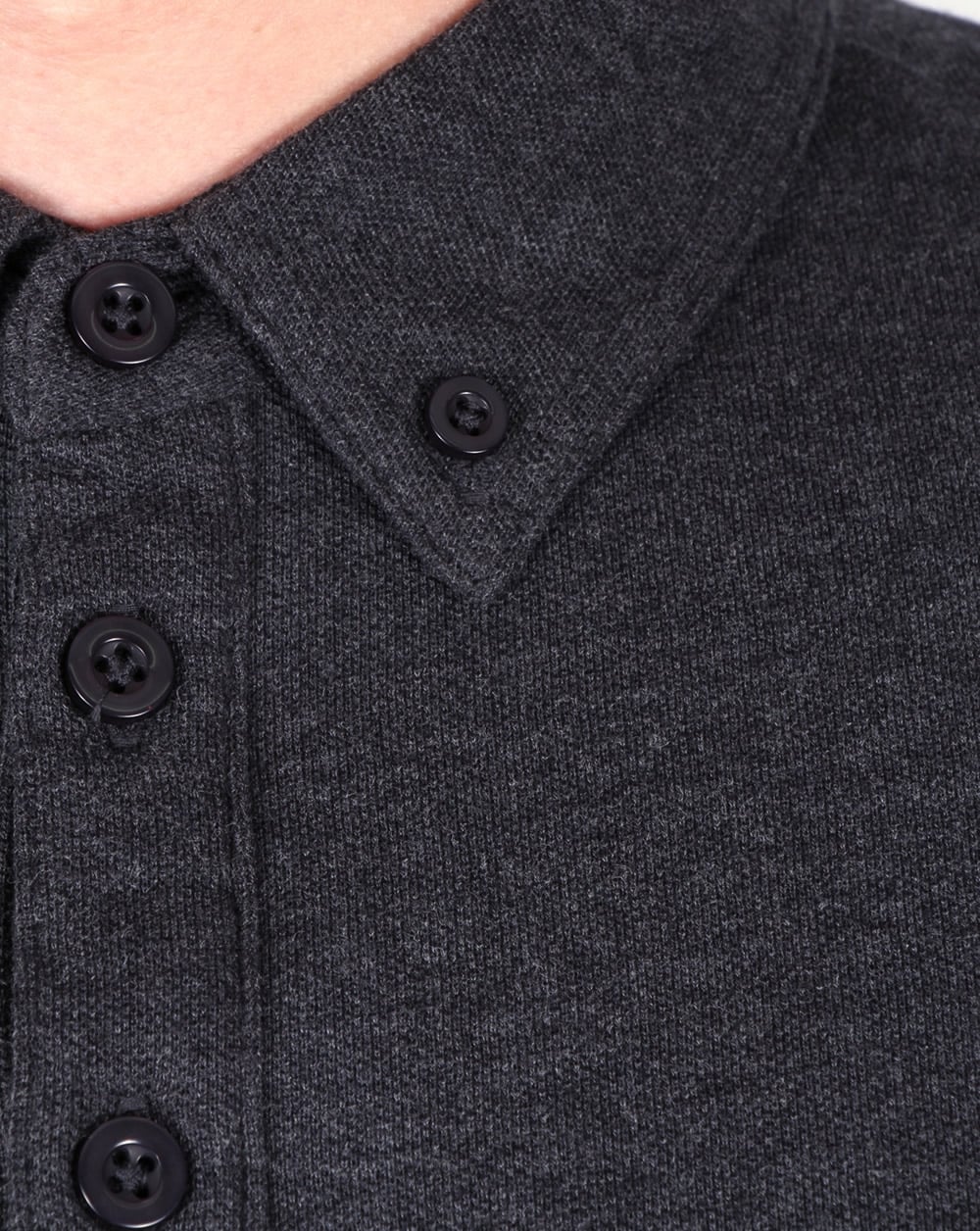Farah Merriweather Polo Shirt Coal Grey