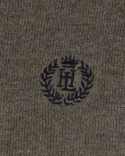 Henri Lloyd Crew Neck Knit Olive Marl