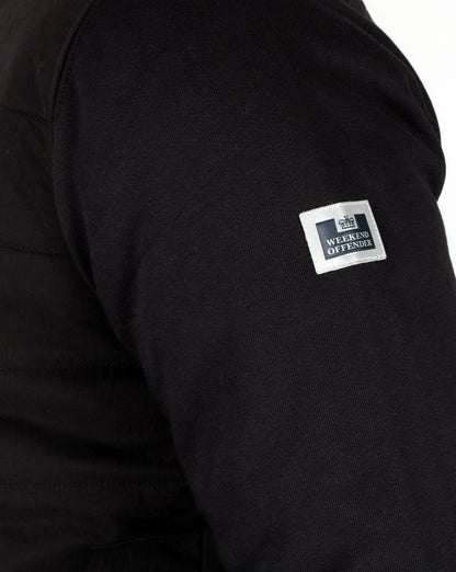 Weekend Offender Wear Padded Track Top Black