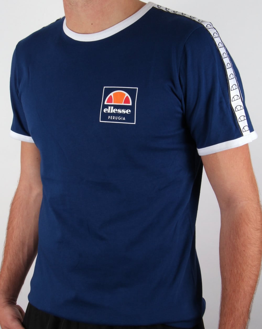 Ellesse Agosti Ringer T-shirt Estate Blue