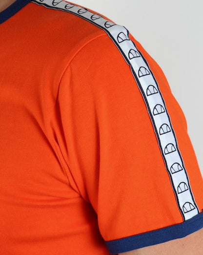 Ellesse Agosti Ringer T-shirt Red Orange