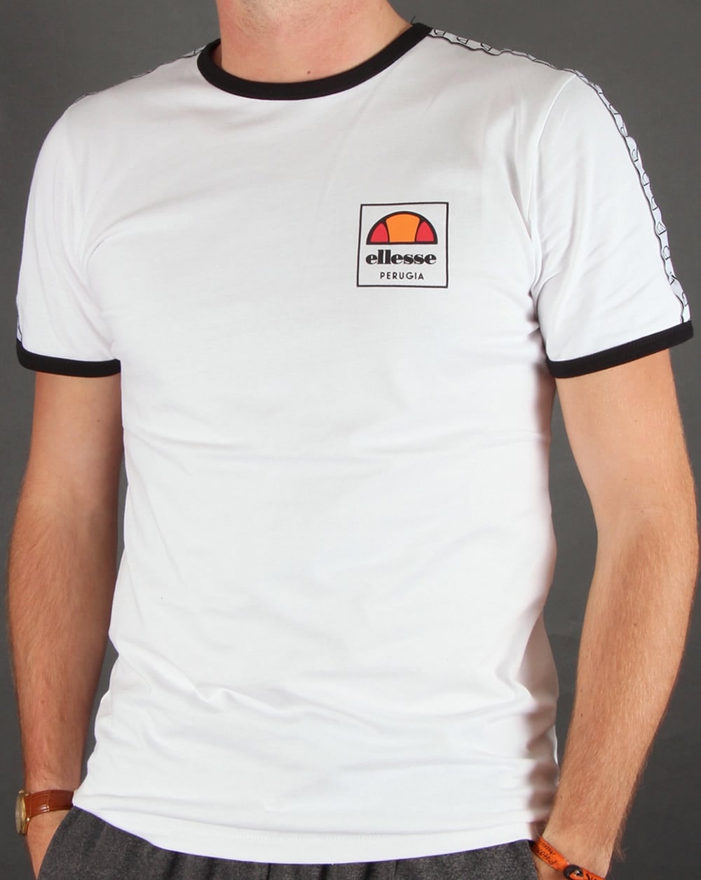 Ellesse Agosti Ringer T-shirt White