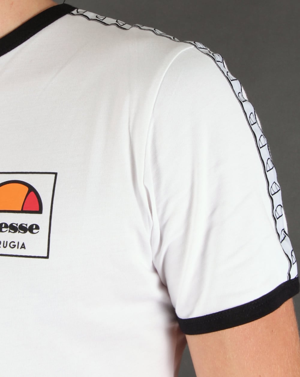 Ellesse Agosti Ringer T-shirt White