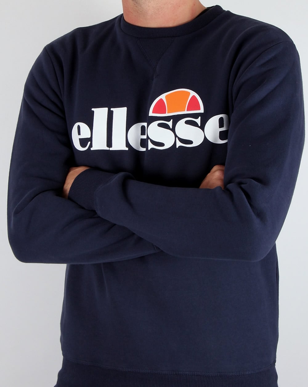 Ellesse Logo Sweatshirt Navy