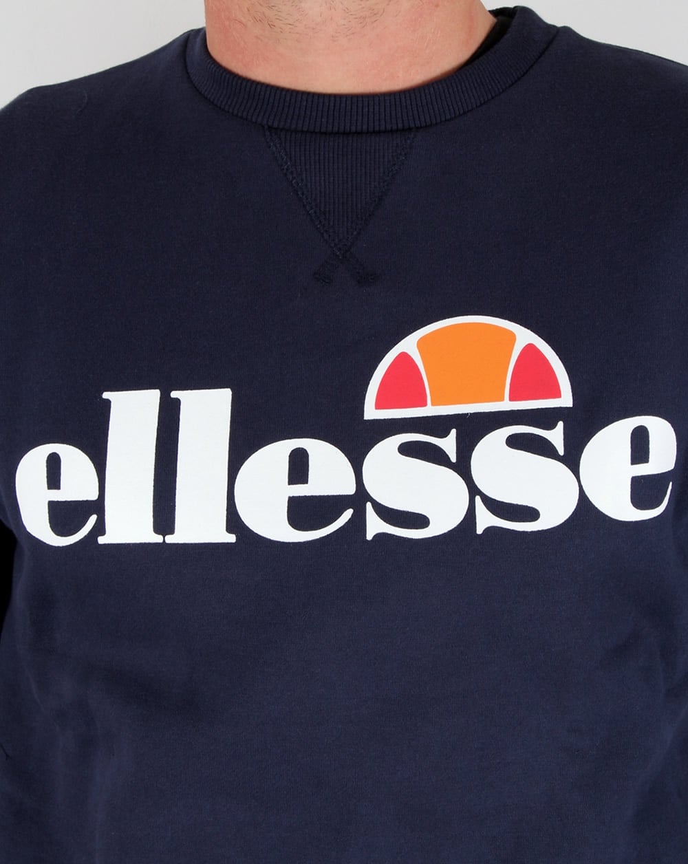 Ellesse Logo Sweatshirt Navy