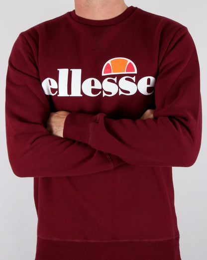 Ellesse New Logo Sweatshirt Burgundy