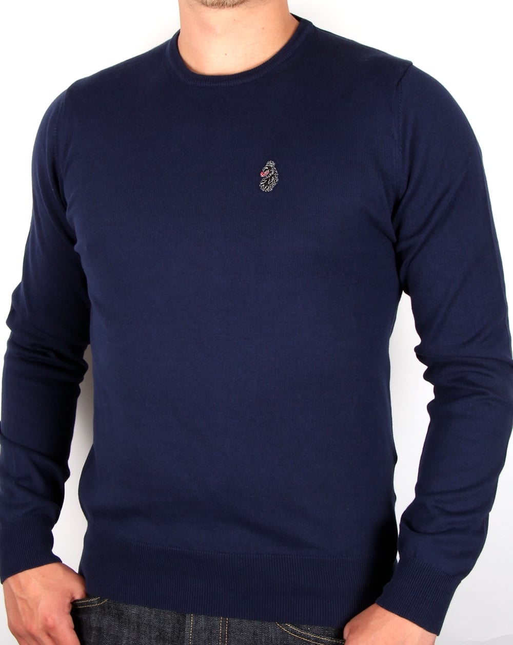 Luke Gerards Crew Neck Jumper Navy