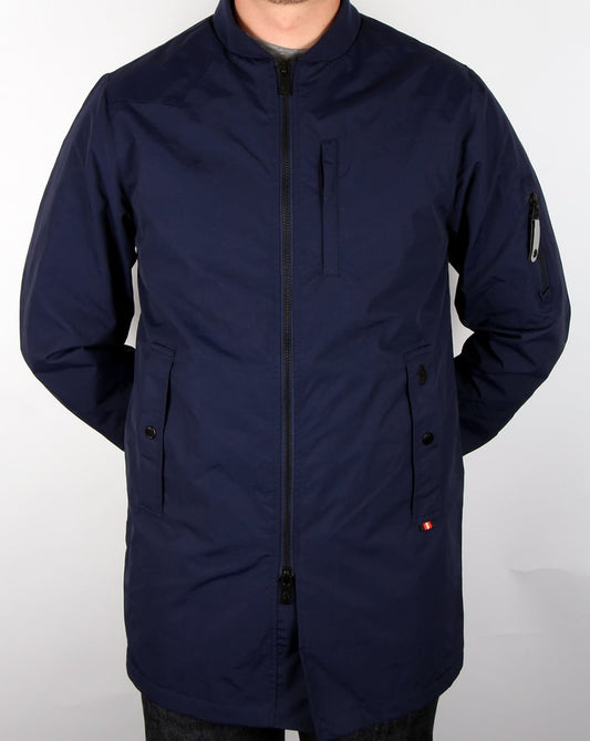 Luke Luke Nation Long Length Jacket Navy