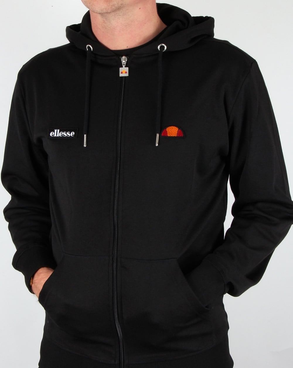 Ellesse Cervo Track Top Hood Black