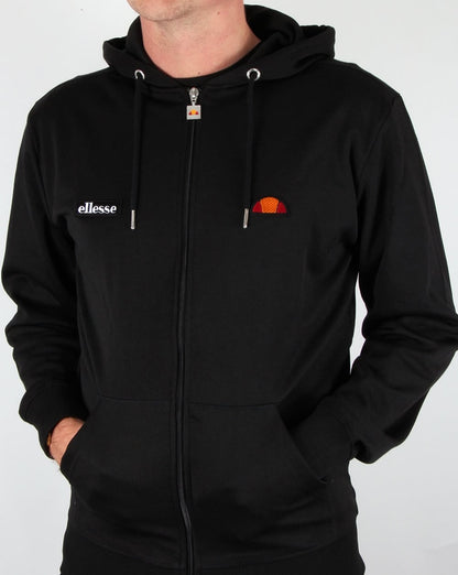 Ellesse Cervo Track Top Hood Black