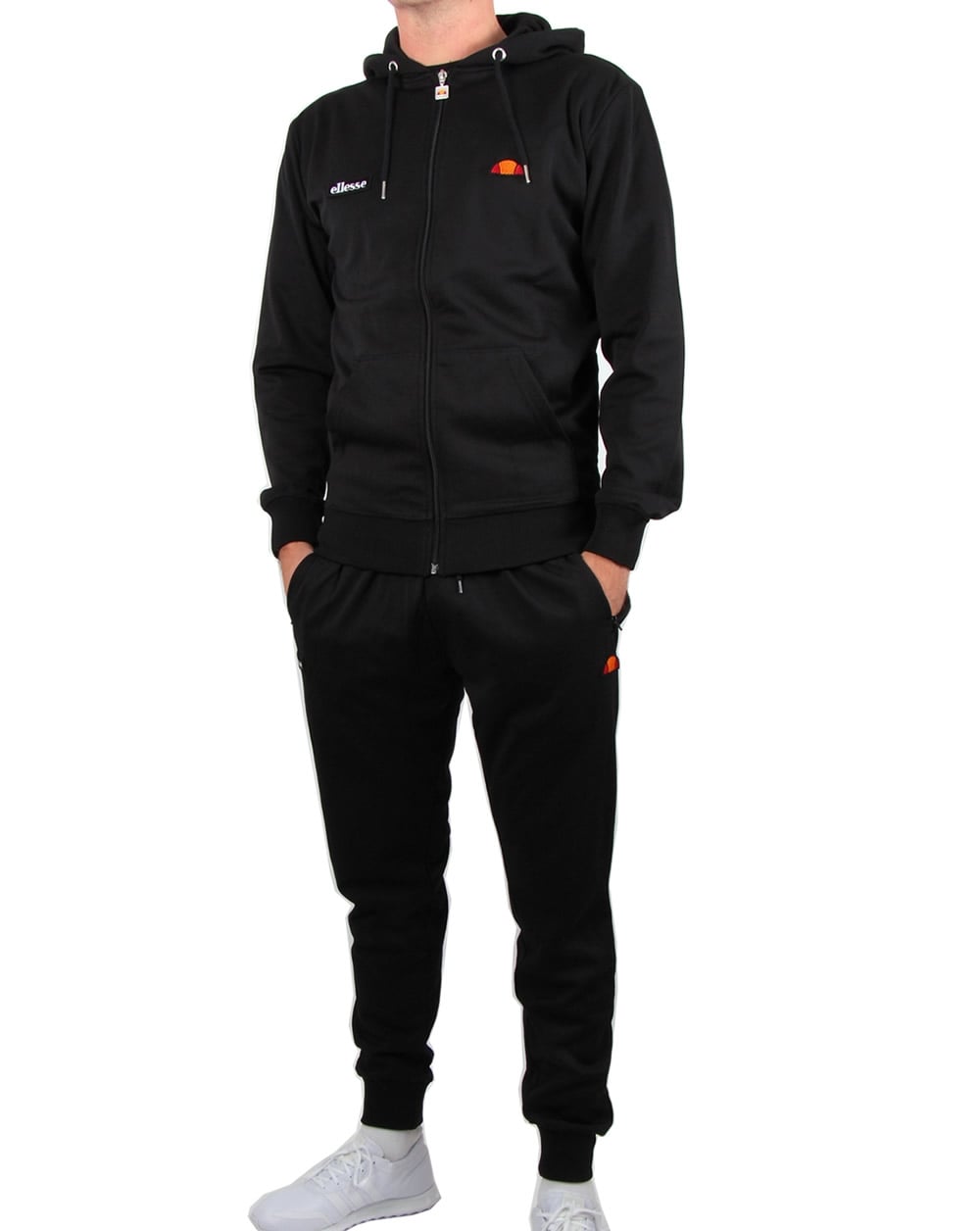 Ellesse Cervo Track Top Hood Black