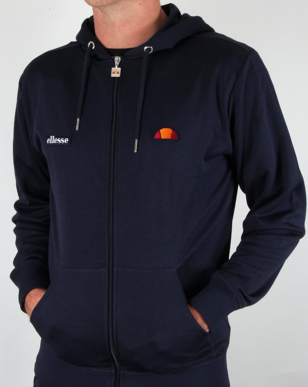Ellesse Cervo Track Top Hood Navy