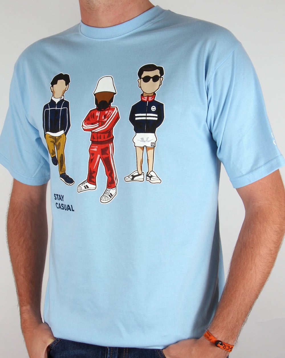 80s Casual Classics Minty Stay Casual T-shirt Sky Blue