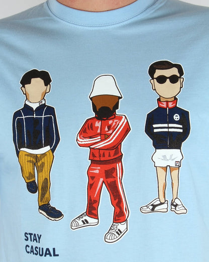 80s Casual Classics Minty Stay Casual T-shirt Sky Blue