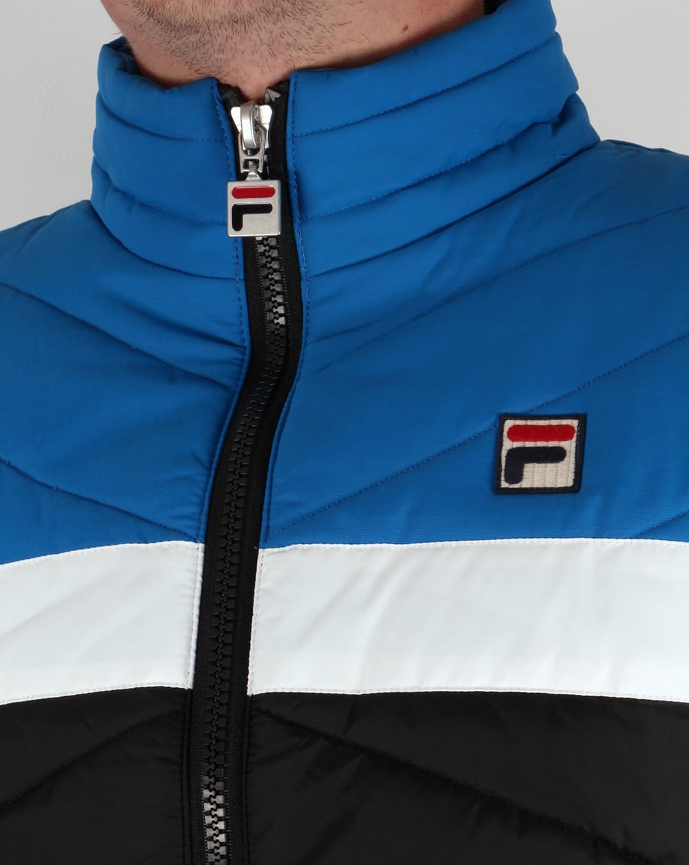 Fila Vintage 80s Ski Jacket Black/Blue