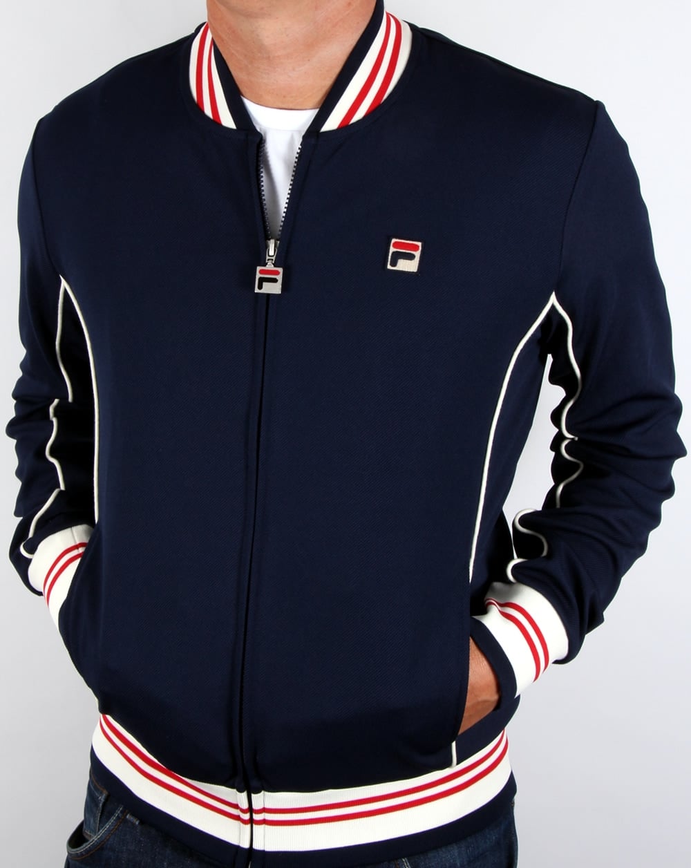 Fila Vintage Bara Track Top Navy