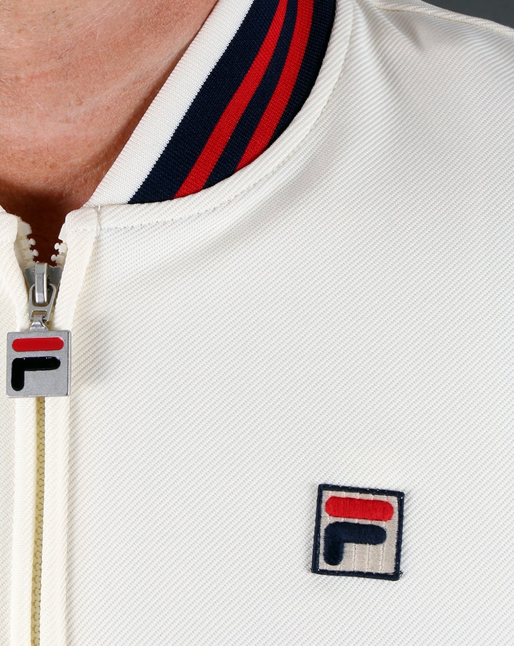 Fila Vintage Baranci Track Top Gardenia