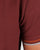 Pretty Green Tipped Polo Shirt Deep Burgundy