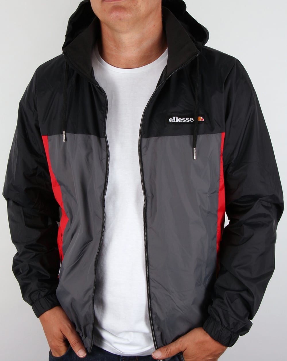 Ellesse Herens Jacket Black/Grey/Red